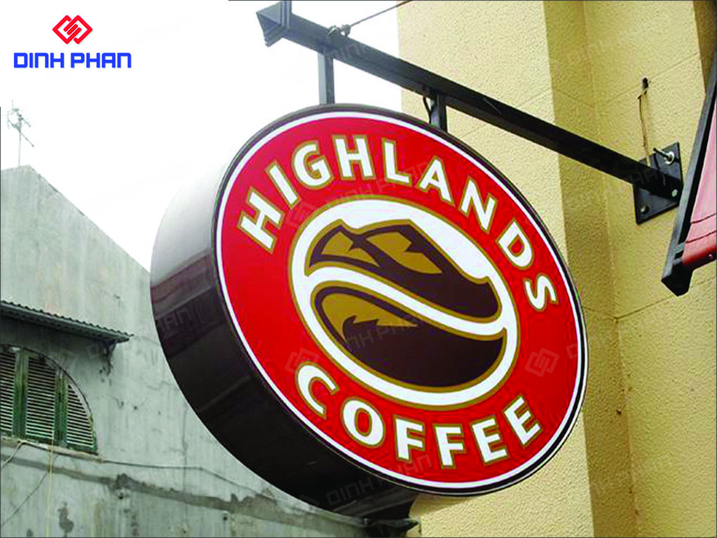 Hộp đèn quảng cáo Highlands Coffee