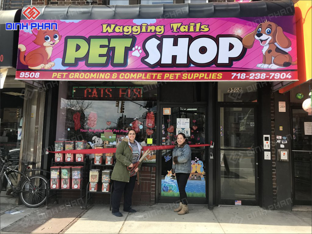 Bảng hiệu pet shop