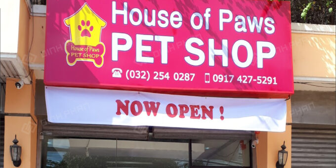 bảng hiệu pet shop