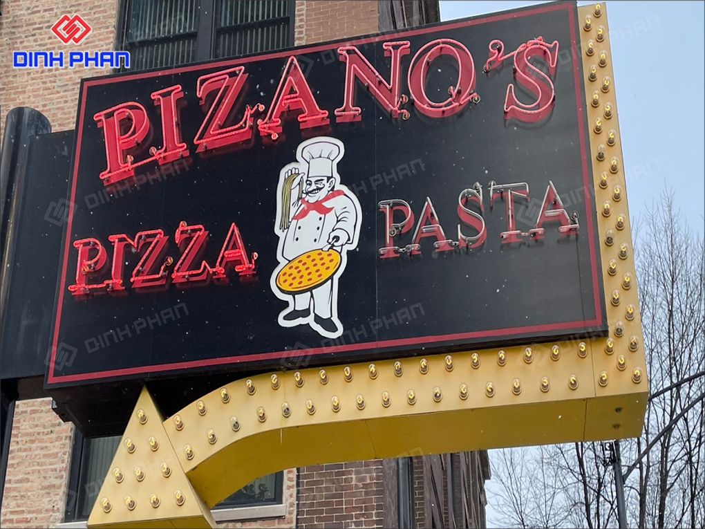 Biển hiệu Pizza