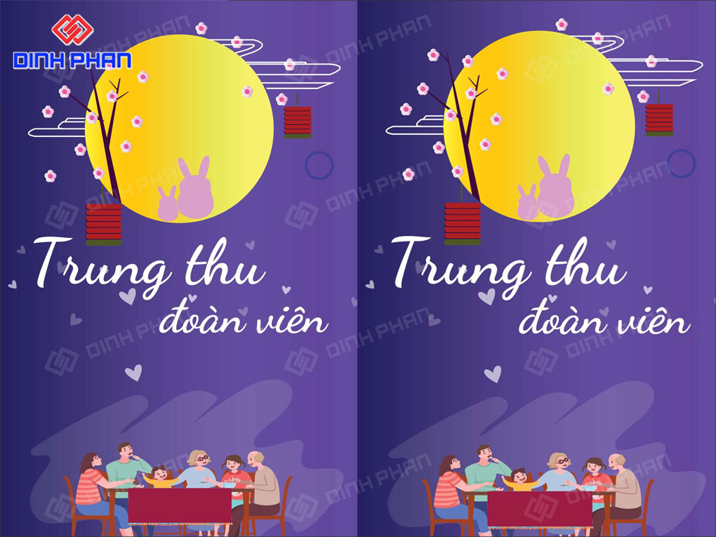 Bản in poster Trung Thu