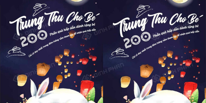 in poster trung thu