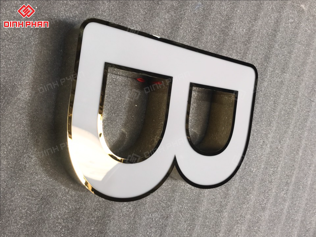 Chữ inox có đèn