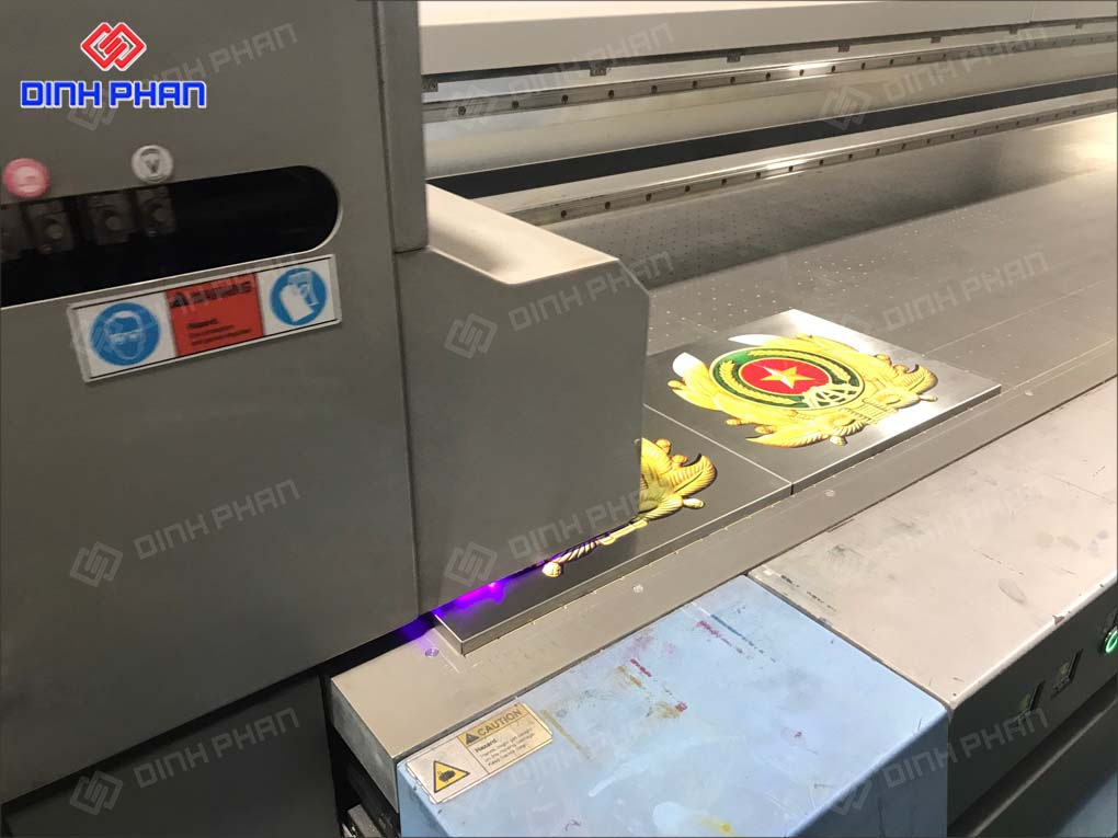 Chữ inox in UV