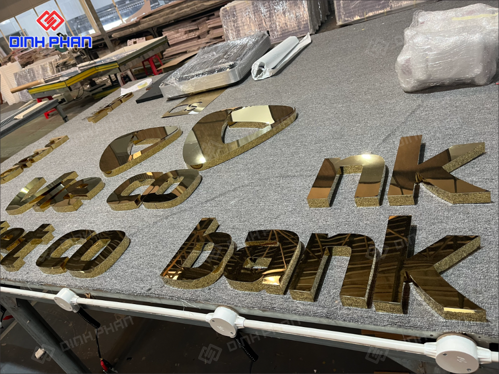 Địa chỉ gia công chữ inox sơn tĩnh điện uy tín chất lượng Chữ inox sơn tĩnh điện