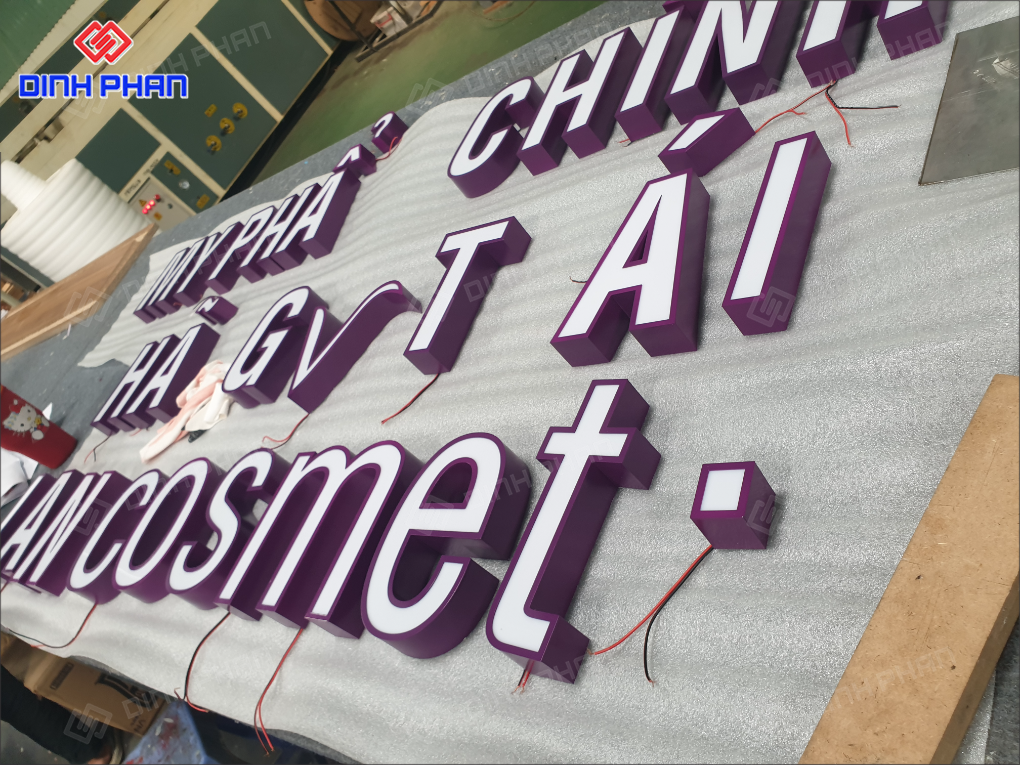 Địa chỉ gia công chữ inox sơn tĩnh điện uy tín chất lượng Chữ inox sơn tĩnh điện