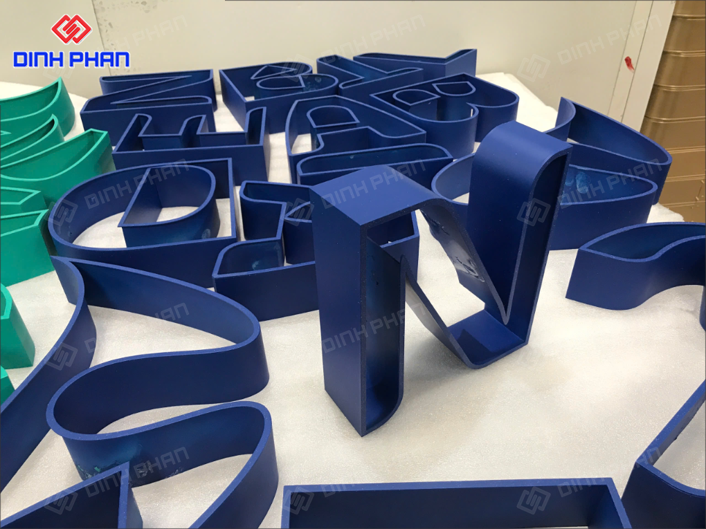 Địa chỉ gia công chữ inox sơn tĩnh điện uy tín chất lượng Chữ inox sơn tĩnh điện