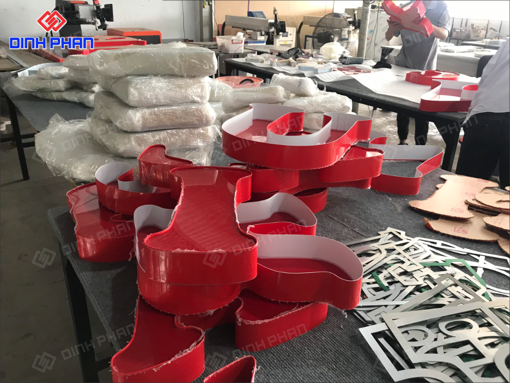 Địa chỉ gia công chữ inox sơn tĩnh điện uy tín chất lượng Chữ inox sơn tĩnh điện