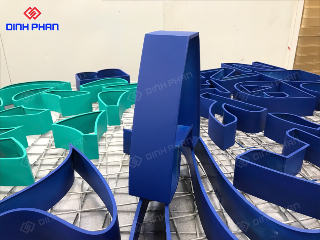 Địa chỉ gia công chữ inox sơn tĩnh điện uy tín chất lượng Chữ inox sơn tĩnh điện