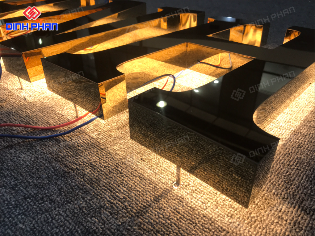 Địa chỉ gia công chữ inox sơn tĩnh điện uy tín chất lượng Chữ inox sơn tĩnh điện