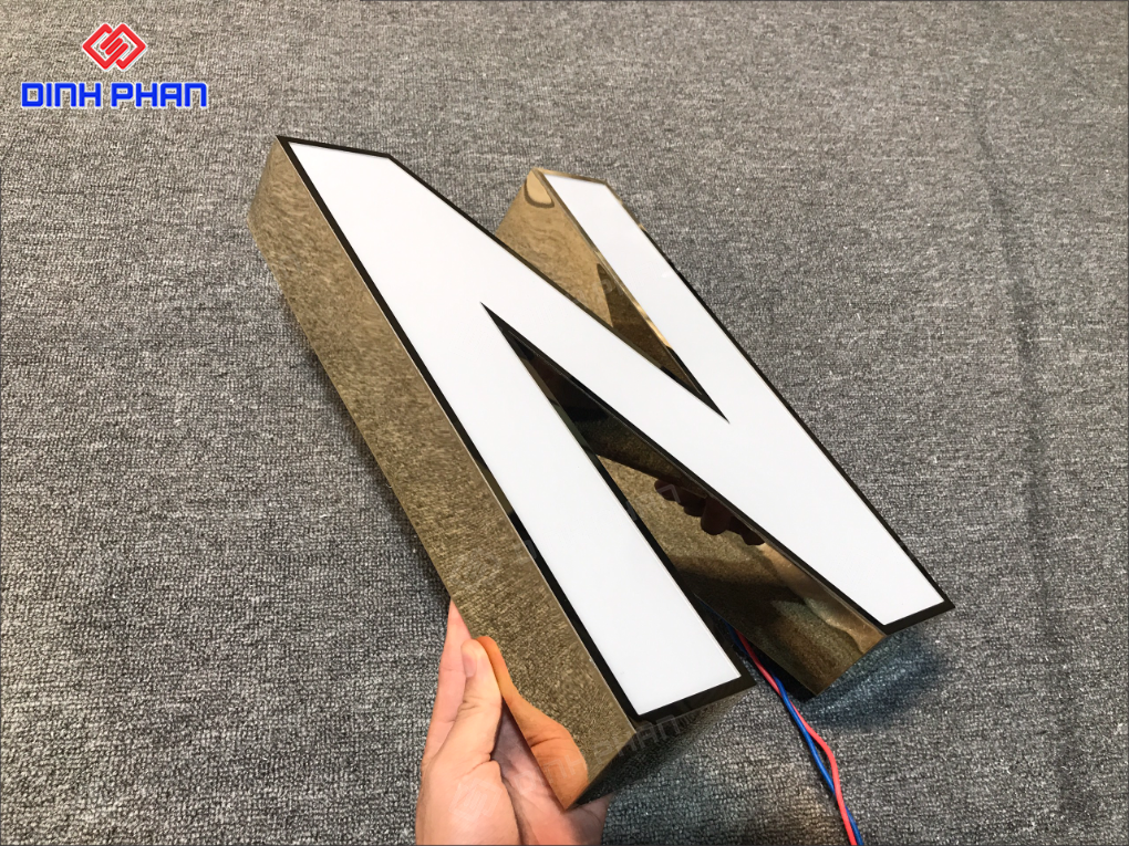 Địa chỉ gia công chữ inox sơn tĩnh điện uy tín chất lượng Chữ inox sơn tĩnh điện