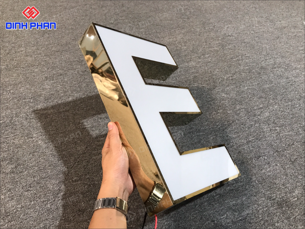 Địa chỉ gia công chữ inox sơn tĩnh điện uy tín chất lượng Chữ inox sơn tĩnh điện