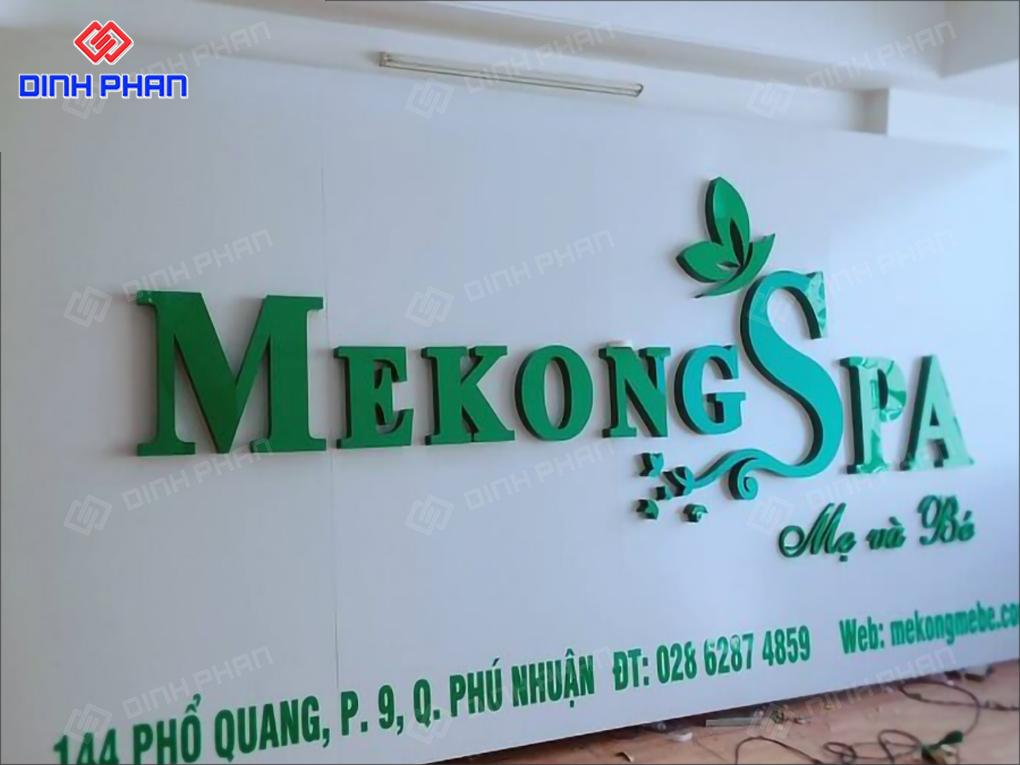 Chữ mica chân alu