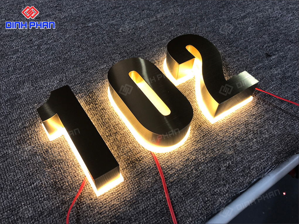 Chữ mica cháo đẹp, bền, giá rẻ Chữ mica cháo