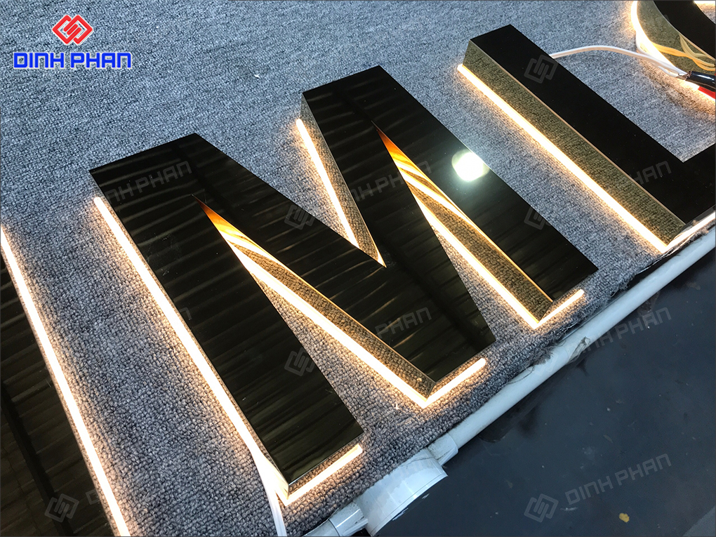 Chữ mica cháo đẹp, bền, giá rẻ Chữ mica cháo