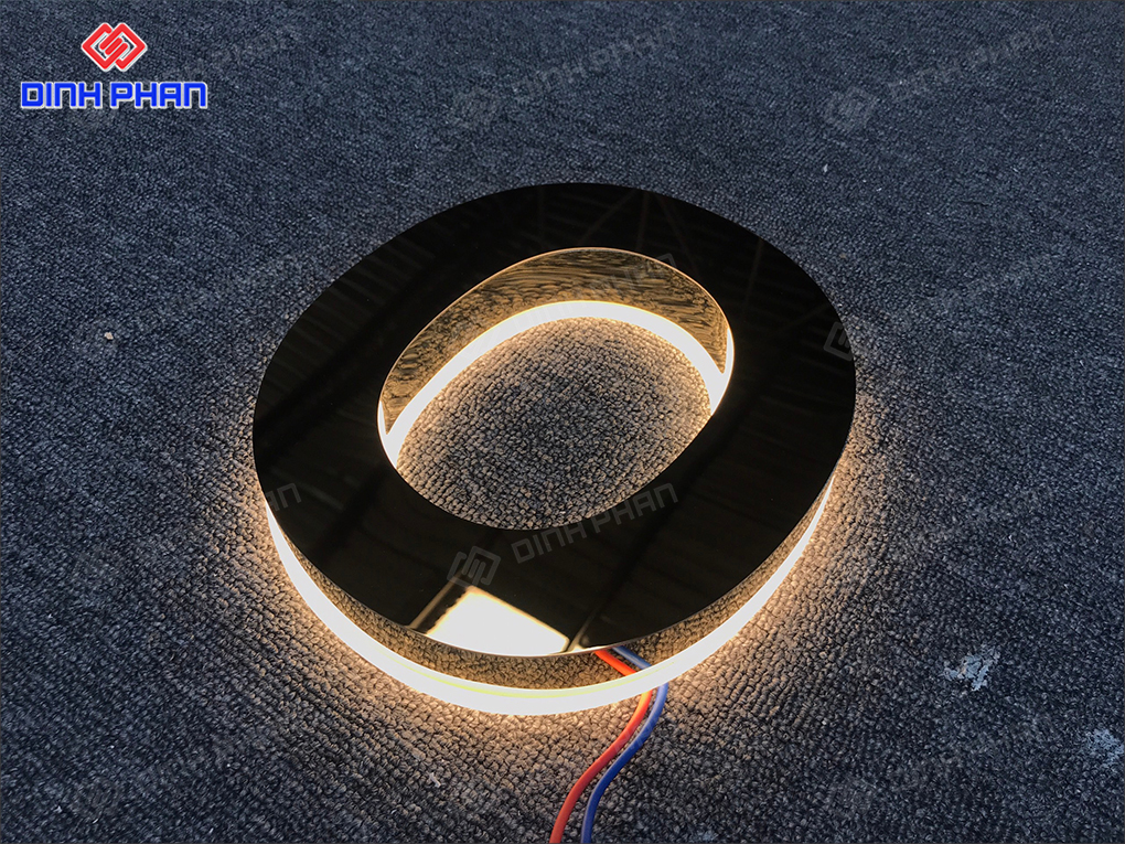 Chữ mica cháo đẹp, bền, giá rẻ Chữ mica cháo