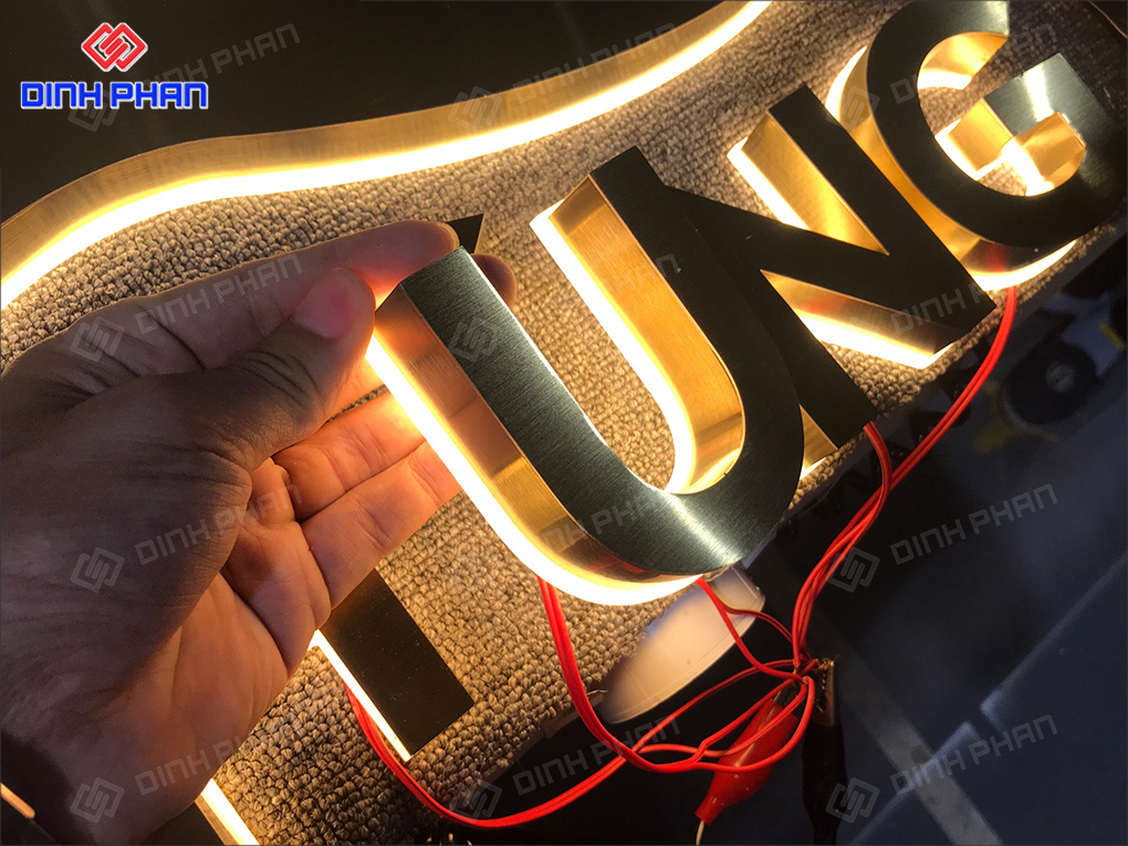 Chữ mica cháo đẹp, bền, giá rẻ Chữ mica cháo