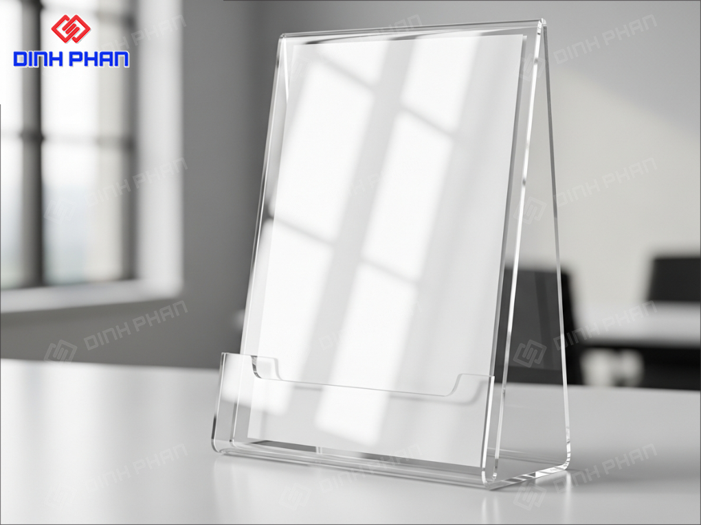 Chữ mica để bàn