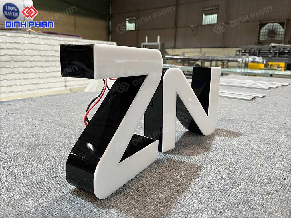 Chữ nhôm không gờ bền, đẹp, hợp xu hướng & giá rẻ Chữ nhôm không gờ