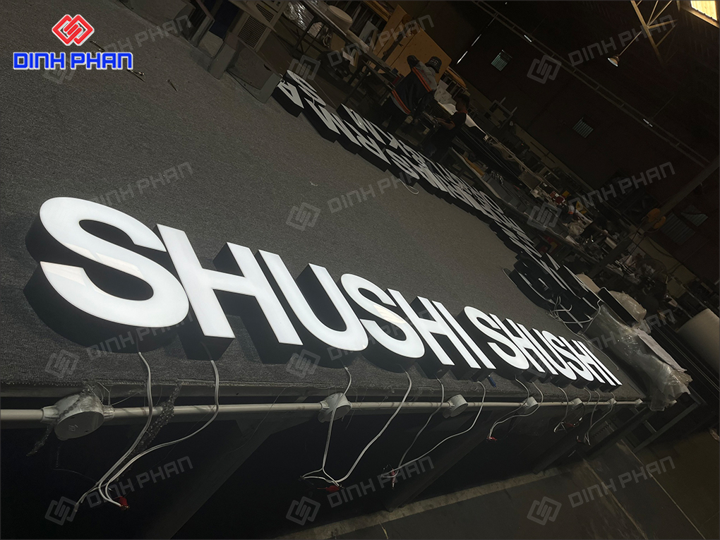 Chữ nhôm không gờ bền, đẹp, hợp xu hướng & giá rẻ Chữ nhôm không gờ