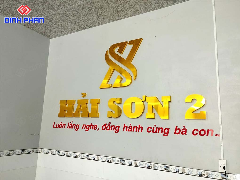 Chữ Alu sáng chân, chữ nổi hắt sáng chân bền đẹp Chữ Alu sáng chân