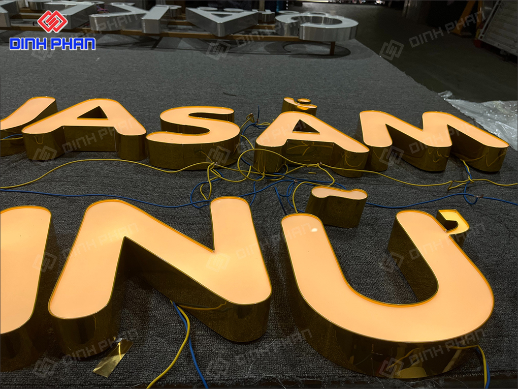 Gia công chữ nhôm Hàn Quốc cao cấp giá rẻ Chữ nhôm Hàn Quốc