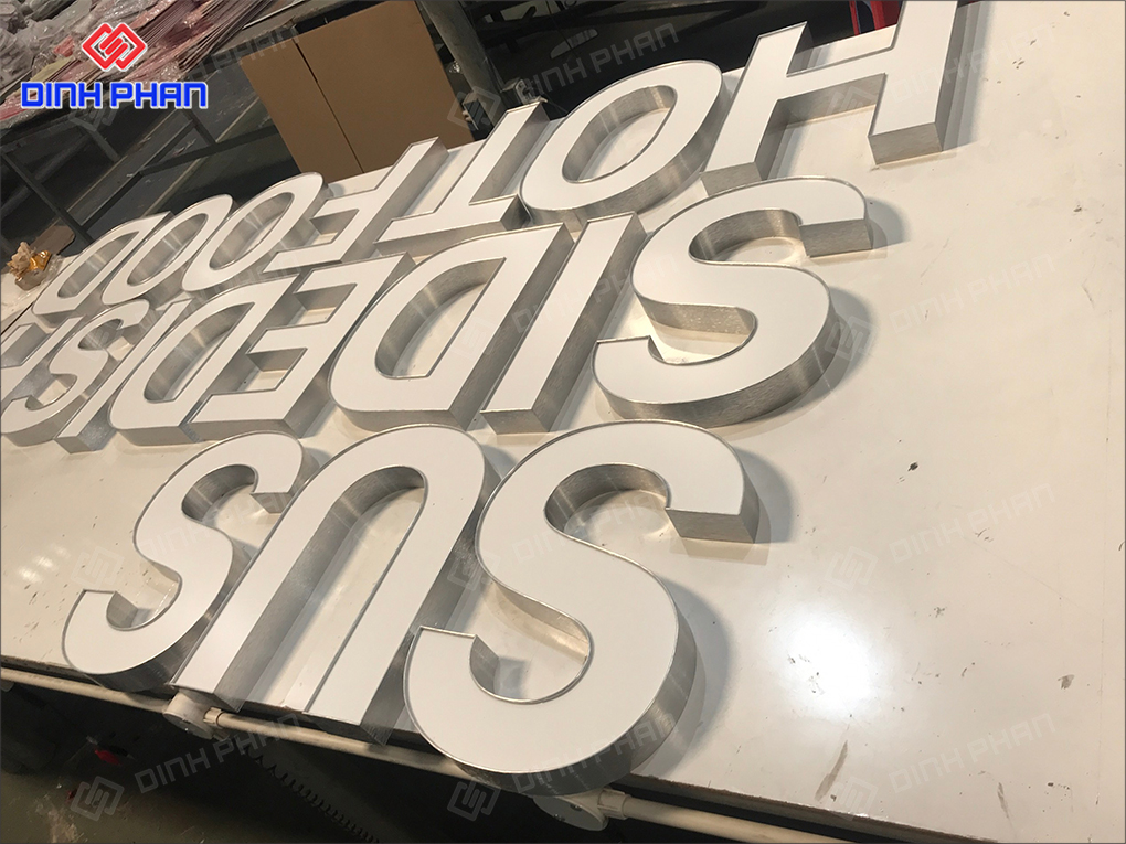 Gia công chữ nhôm Hàn Quốc cao cấp giá rẻ Chữ nhôm Hàn Quốc