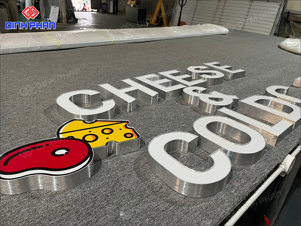 Gia công chữ nhôm Hàn Quốc cao cấp giá rẻ Chữ nhôm Hàn Quốc