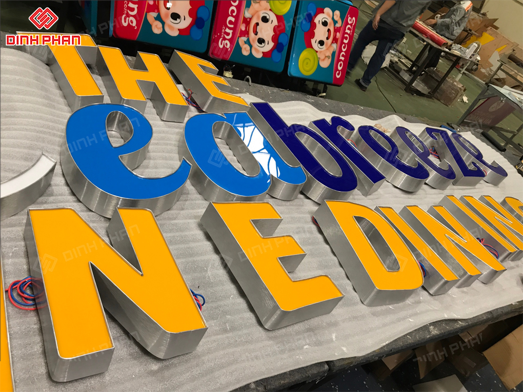 Gia công chữ nhôm Hàn Quốc cao cấp giá rẻ Chữ nhôm Hàn Quốc