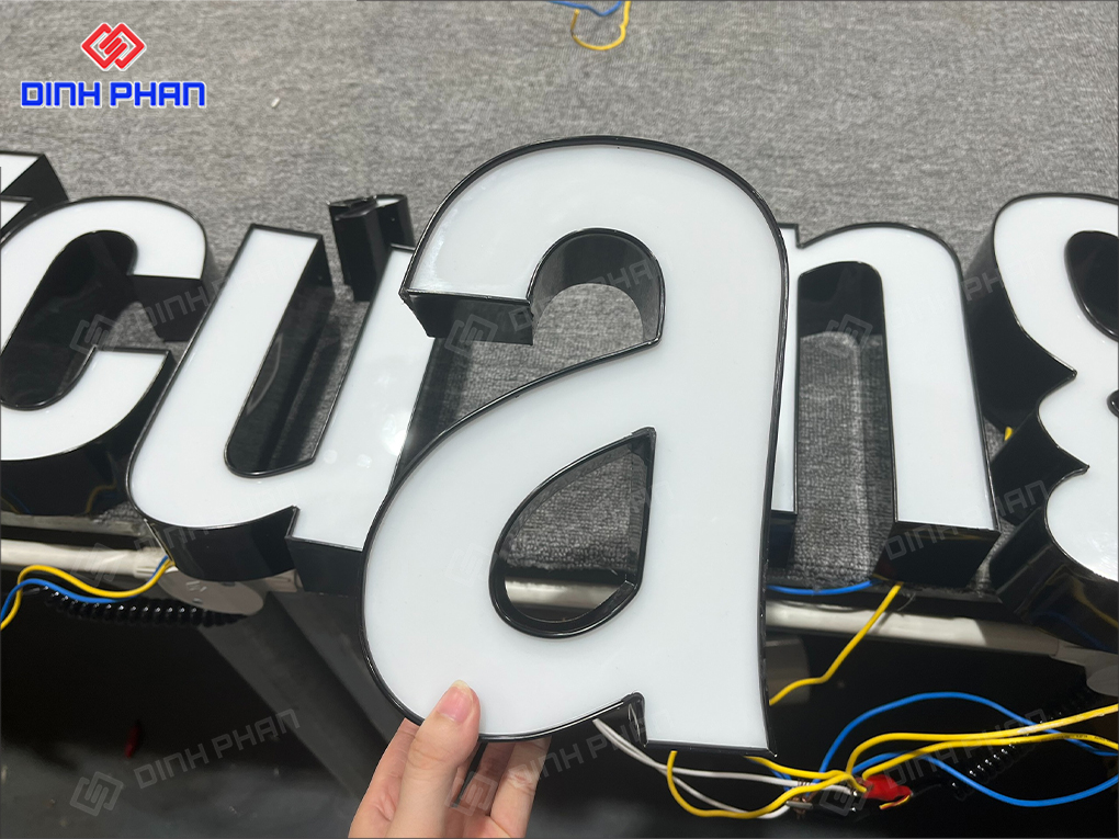 Gia công chữ nhôm Hàn Quốc cao cấp giá rẻ Chữ nhôm Hàn Quốc