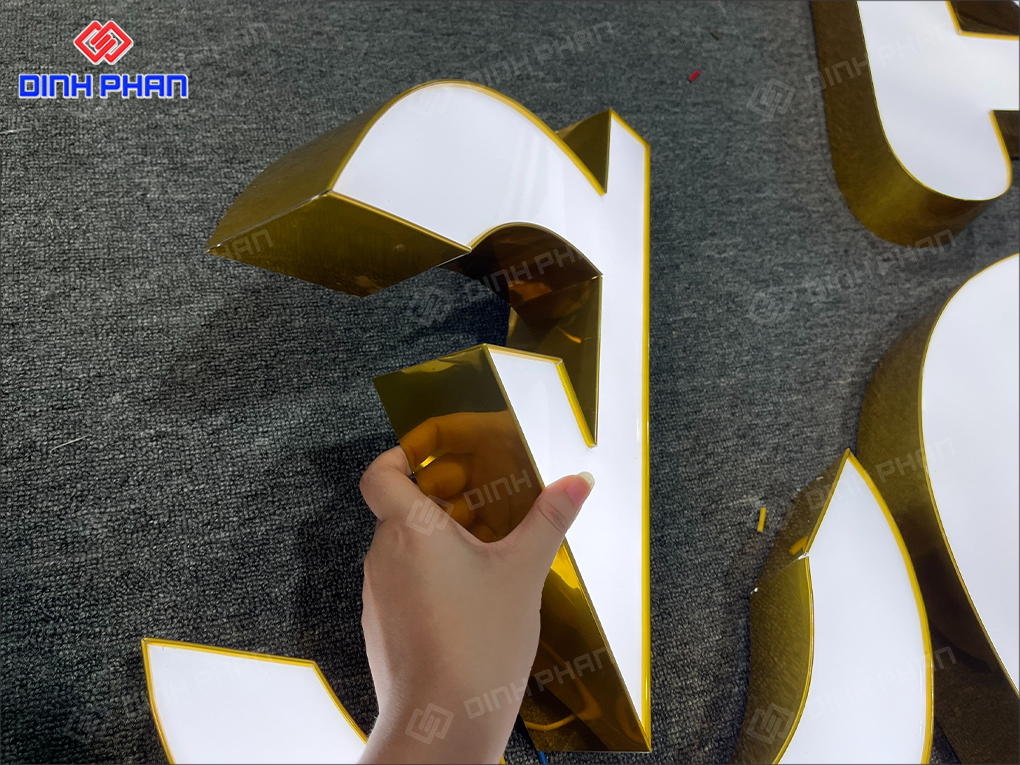 Gia công chữ nhôm Hàn Quốc cao cấp giá rẻ Chữ nhôm Hàn Quốc