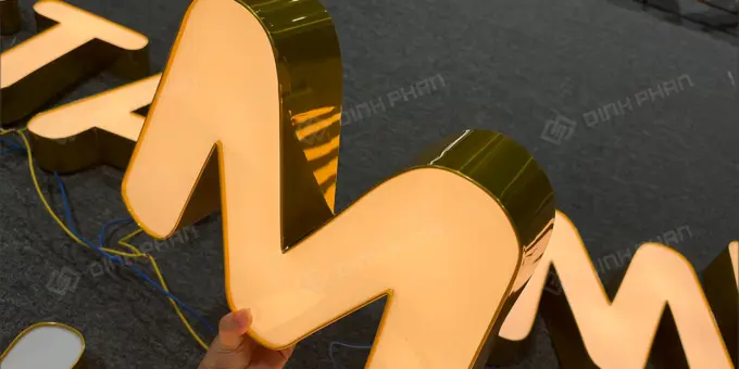 Chữ nhôm Hàn Quốc