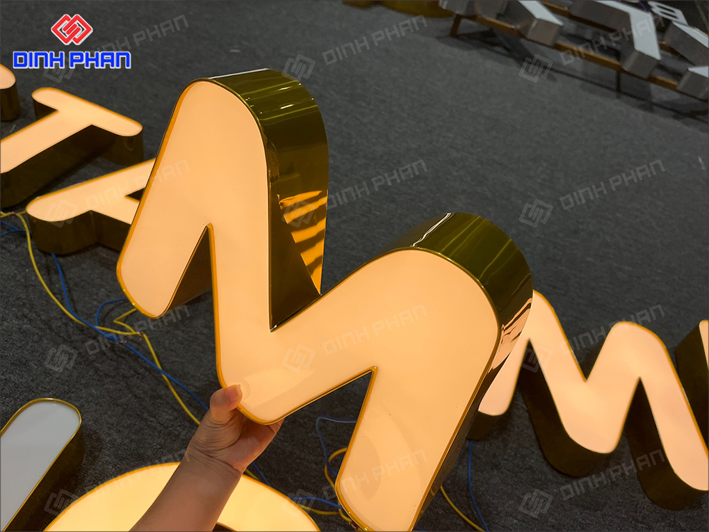 Gia công chữ nhôm Hàn Quốc cao cấp giá rẻ Chữ nhôm Hàn Quốc