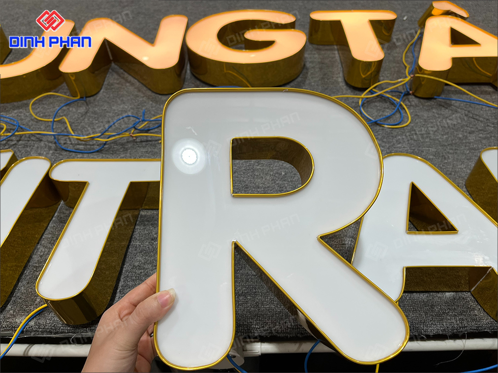 Gia công chữ nhôm Hàn Quốc cao cấp giá rẻ Chữ nhôm Hàn Quốc