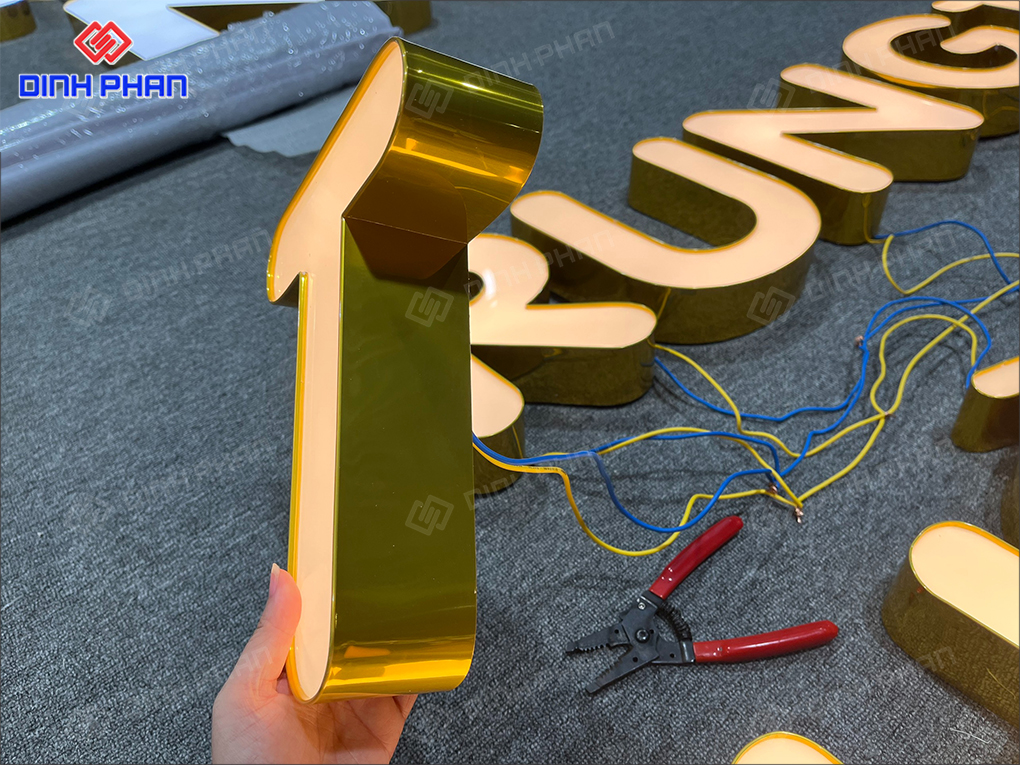 Gia công chữ nhôm Hàn Quốc cao cấp giá rẻ Chữ nhôm Hàn Quốc