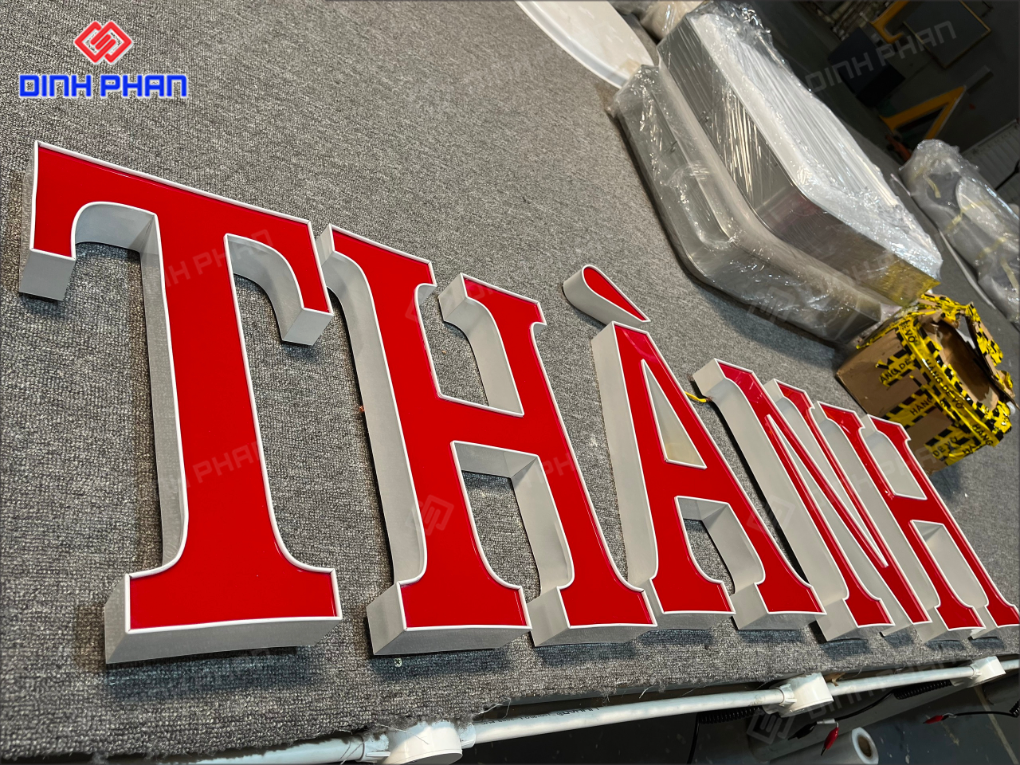 Chữ nhôm nguyên khối bền đẹp, chất lượng, giá tốt Chữ nhôm nguyên khối