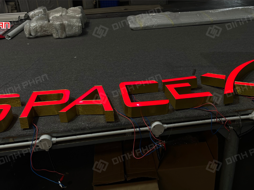 Chữ nhôm nguyên khối bền đẹp, chất lượng, giá tốt Chữ nhôm nguyên khối