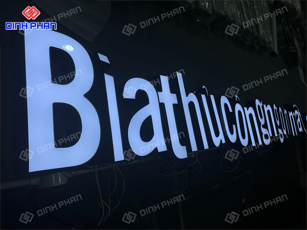 Chữ nhôm nguyên khối bền đẹp, chất lượng, giá tốt Chữ nhôm nguyên khối