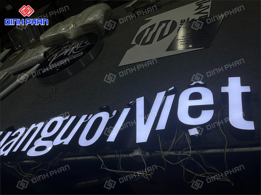 Chữ nhôm nguyên khối bền đẹp, chất lượng, giá tốt Chữ nhôm nguyên khối