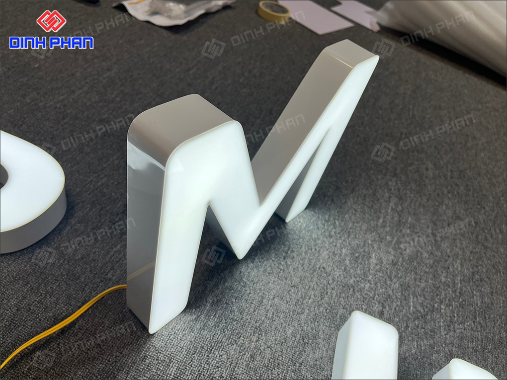 Chữ nhôm nguyên khối bền đẹp, chất lượng, giá tốt Chữ nhôm nguyên khối