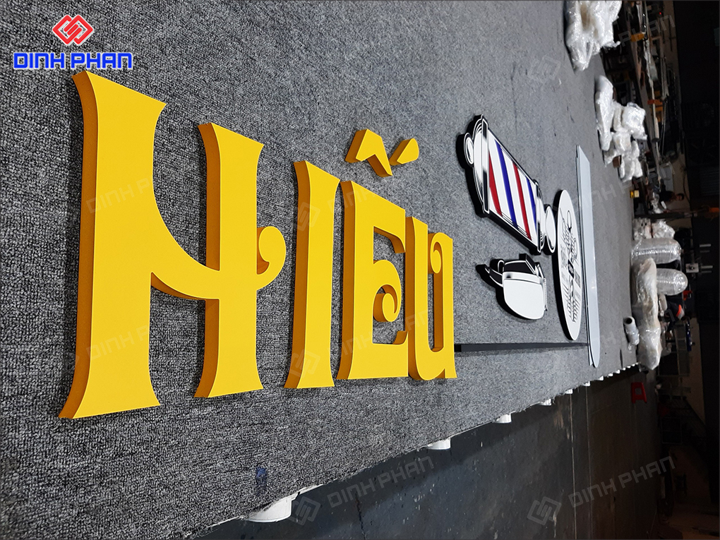 Chữ fomex sơn