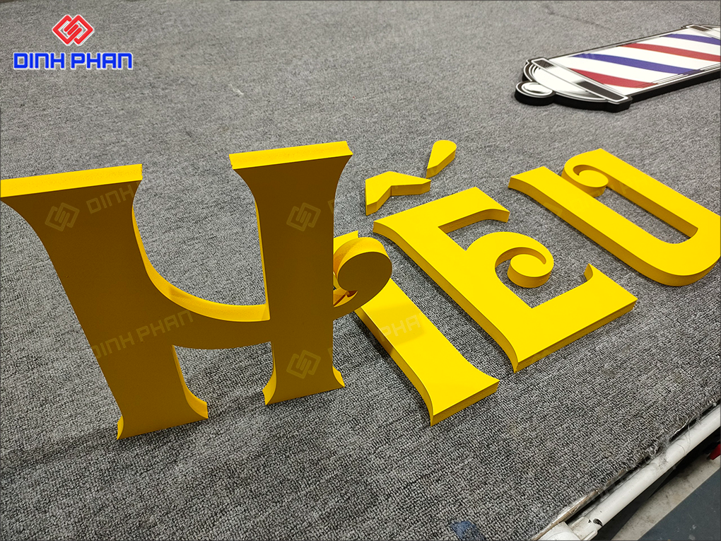 Chữ fomex sơn