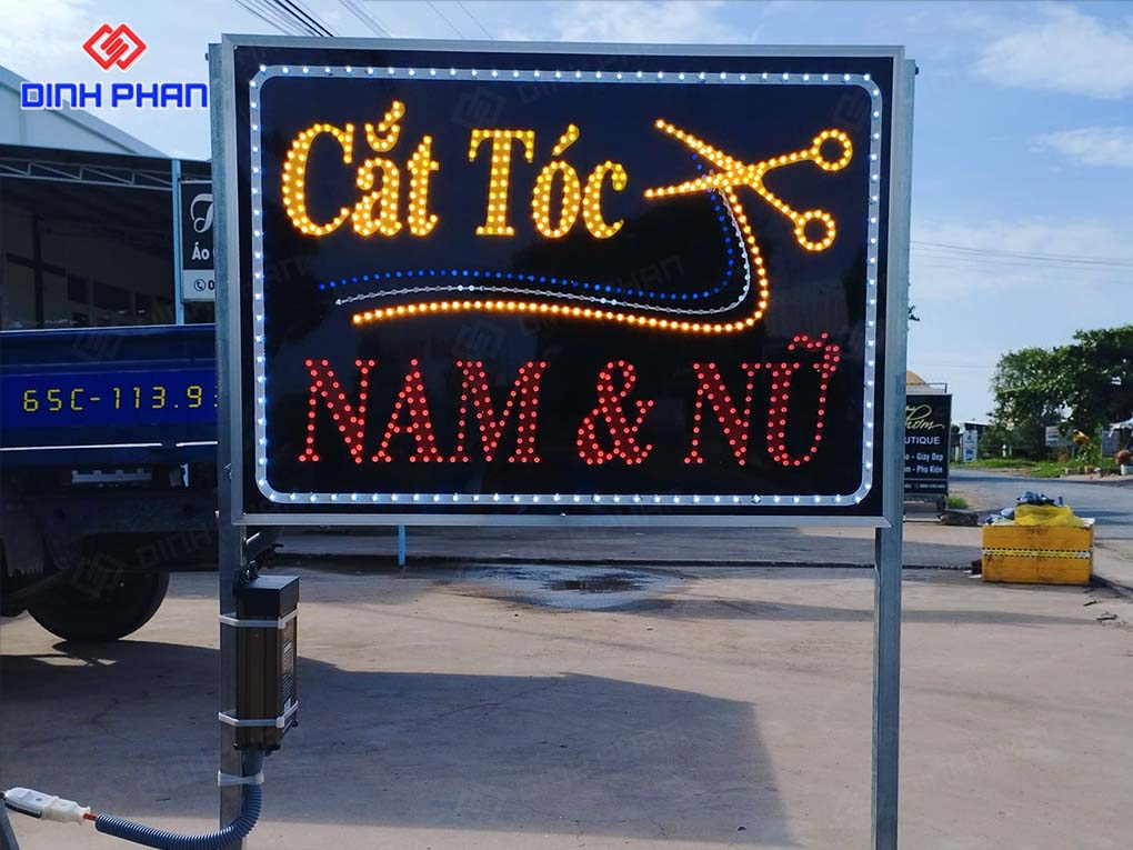 Chữ nổi mica đèn LED