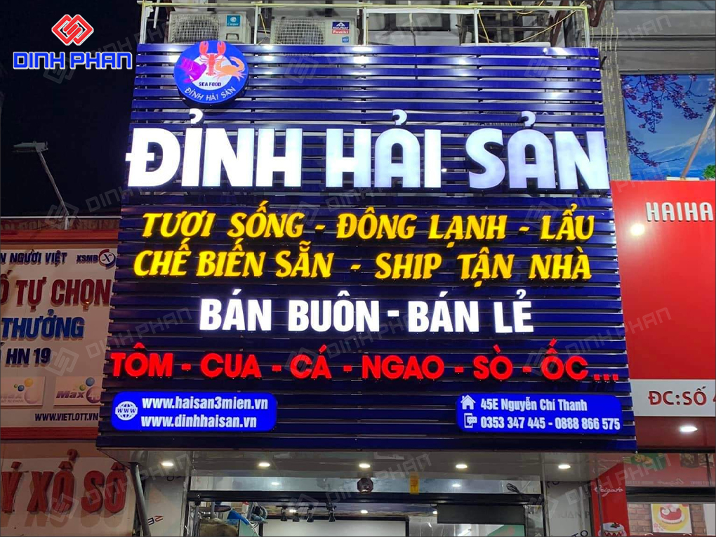 Giá bảng hiệu chữ nổi mica