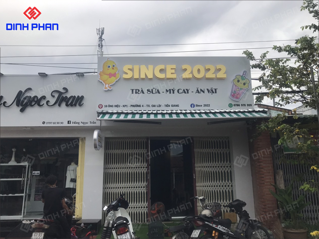 Giá thi công bảng hiệu alu