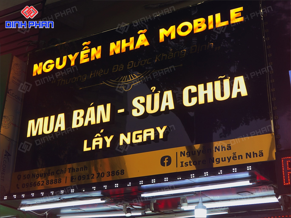 Giá thi công bảng hiệu alu