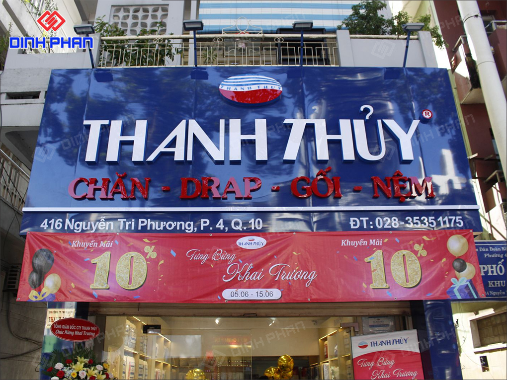 Chữ đèn LED làm theo yêu cầu, giá tốt Chữ đèn LED