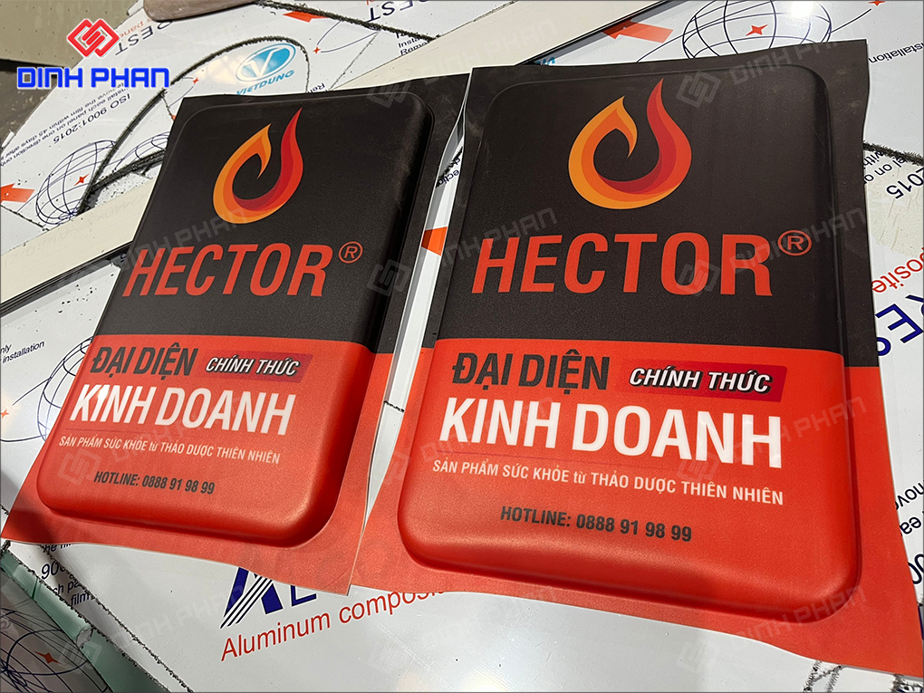 Làm bảng hiệu hộp đèn mica
