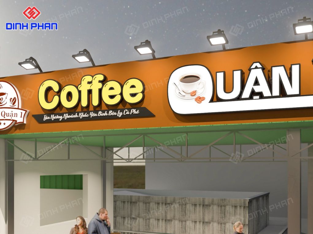 Bảng Hiệu Alu Chữ Nổi 