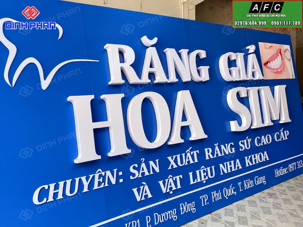 Giá Bảng Hiệu Alu Chữ Nổi